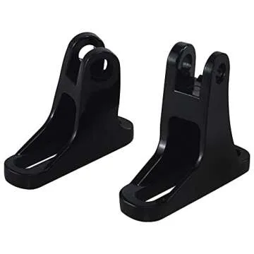 WOWTK Rear Passenger Mini Footboard Mount Fit for Harley Touring Models 1993-2024 Road King FLHR Road Glide FLTRX Street Glide FLHX Electra Glide FLHT,Black