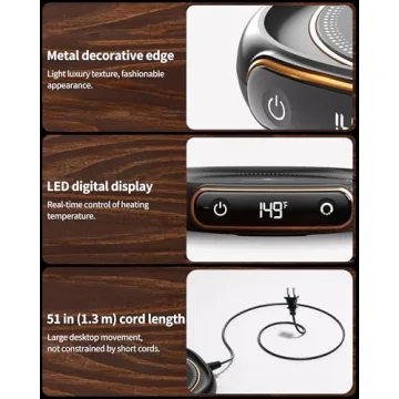 Coffee Mug Warmer with 3 Heat Settings - Auto Shut Off