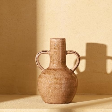 VICTOR & TERESA Rustic Ceramic Vase for Home Decor