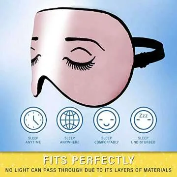 Silk Sleep Eye Mask for Men Women, Comfortable Super Soft Eye Mask with Adjustable Strap, 100% Pure Silk, Works with Every Nap Position, Ultimate Sleeping Aid Blindfold, Blocks Light, Jersey Slumber