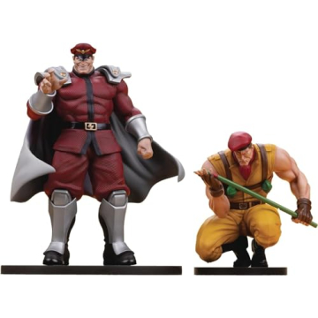 PCS Collectibles Street Fighter Street Jam: M.Bison & Rolento 1:10 Scale Statue Set