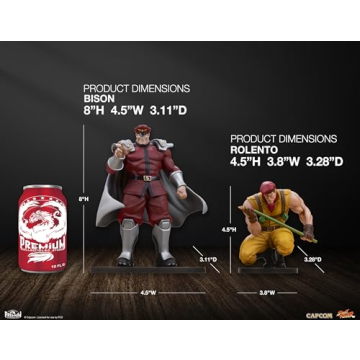 PCS Street Fighter M.Bison & Rolento Statue Set