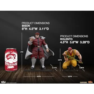 PCS Street Fighter M.Bison & Rolento Statue Set