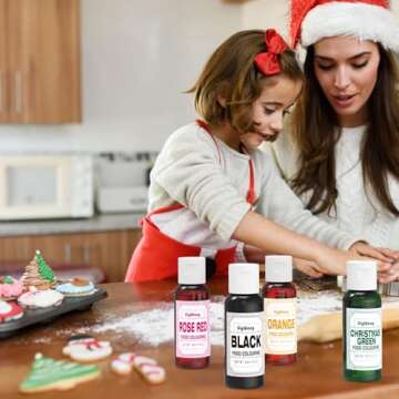 Food Coloring Set - 6 Vibrant Colors Concentrates for Sports Drinks, Baking, Cake Decorating, Candy Making