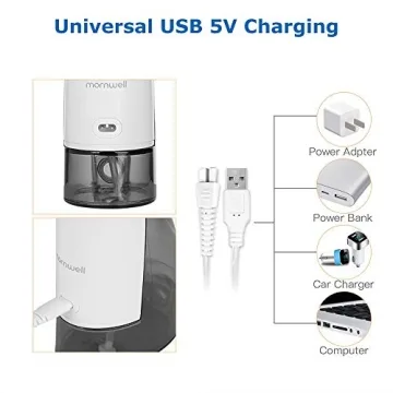 Mornwell Cordless Water Flosser - 300ML, 4 Tips, 3 Modes