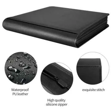 Qurhafoo Toploader Binder, top loader binder for cards, Holds 324 Toploaders, 9-pocket, card folders for trading cards or Sports Cards in 3 x 4'' Toploaders