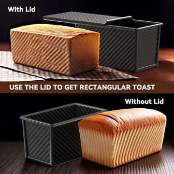 Get Perfect Homemade Bread with Pullman Loaf Pans