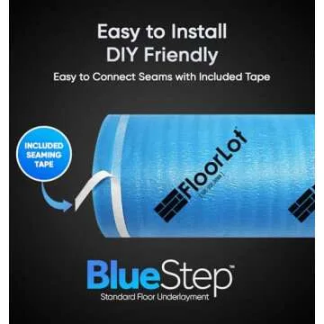 FLOORLOT BlueStep Underlayment for Laminate and Wood Floors