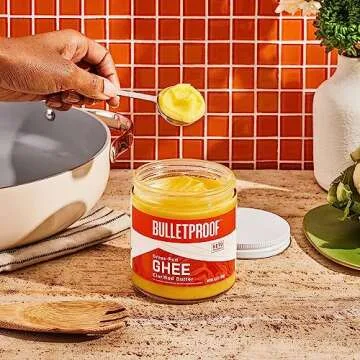 Grass Fed Bulletproof Ghee for Healthy Cooking