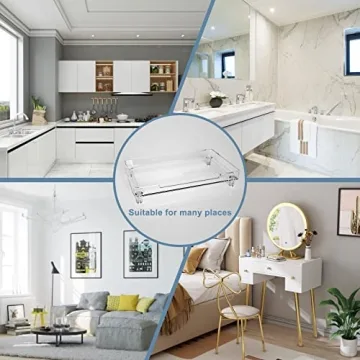 Versatile Multi-Functional Plastic Shelf for Home Organization