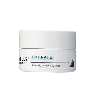 MyChelle Dermaceuticals Ultra Hyaluronic Eye Gel (0.45 Fl Oz) - Rich Hydration for Dry Skin with Vegan Hyaluronic Acid, Help Plump Skin and Help Reduce Appearance of Fine Lines and Wrinkles