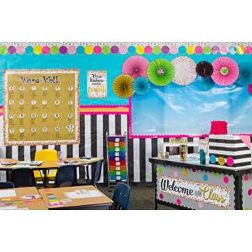 Teacher Created Resources Clouds Better Than Paper Bulletin Board Roll, 4 FT X 12 FT, Clouds