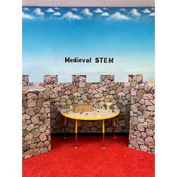 Teacher Created Resources Clouds Better Than Paper Bulletin Board Roll, 4 FT X 12 FT, Clouds