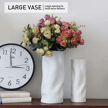 Abbittar Ceramic Vase Set of 2 for Home Decor