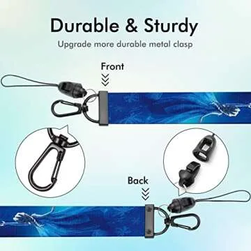 Akkya 5 Pack Neck Lanyard with ID Badge Holder for Keys Key Chain Card Cute Kawaii Cartoon Princess Lanyards for Women Guys Girl Kids Teachers The Office Keychains