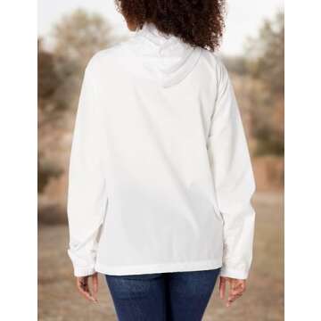 Charles River Apparel Pack-N-Go Wind & Water-Resistant Pullover (Reg/Ext Sizes), White, Small