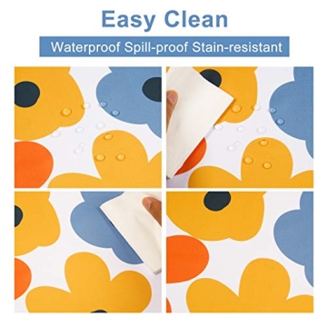 Charming Floral Tablecloth for Indoor and Outdoor Use