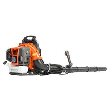 Husqvarna 350BT Gas Leaf Blower, 50.2-cc 2.1-HP 2-Cycle Backpack Leaf Blower with 692-CFM, 180-MPH, ...