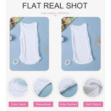 Stylish Dokotoo White Sleeveless Tank Tops for Summer