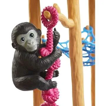 Barbie Careers Playset, Wildlife Vet Ken Doll with 2 Animal Figures, Care Station & Accessories