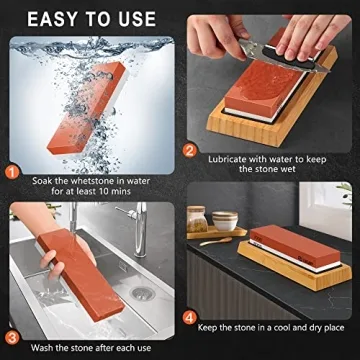 9PCS Knife Sharpening Stones Kit for All Knives