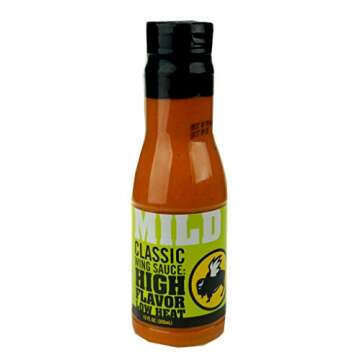 Buffalo Wild Wings Mild Classic Wing Sauce - 12 fl oz - Perfect for Wings and More!