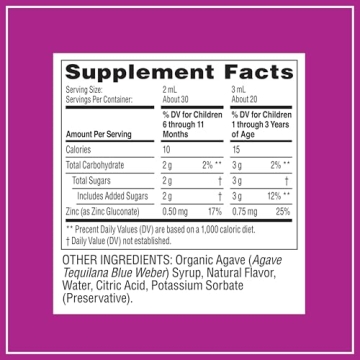 Zarbee's Baby & Toddler Immune Support with Zinc