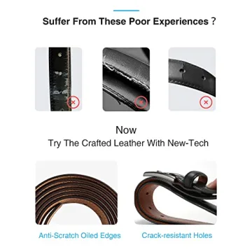 CHAOREN Leather Belt for Men - Elegant and Durable Design