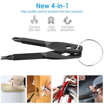 Luca Elf Aid 4-in-1 Keychain Screwdriver Set for Men