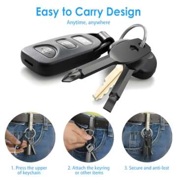 Luca Elf Aid 4-in-1 Keychain Screwdriver Set for Men
