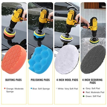 Hiware 26-Piece Drill Brush Set for Easy Home Cleaning