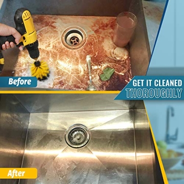 Hiware 26-Piece Drill Brush Set for Easy Home Cleaning