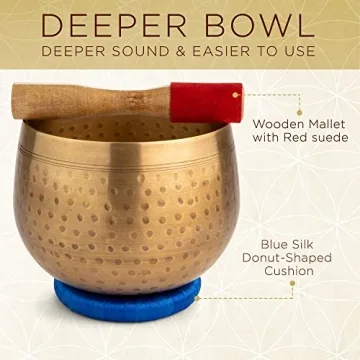 Meditative Himalayan Singing Bowl for Grounding and Healing