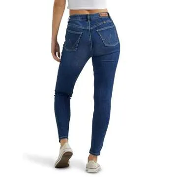 Shop Wrangler Women's High Rise Skinny Jeans Now