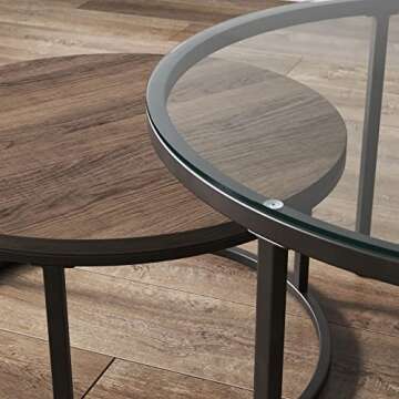 Stella Modern Nesting Coffee Tables for Chic Living Rooms