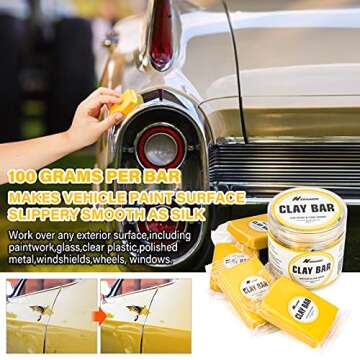 Car Clay Bar 4 Pack 400g - Premium Grade Magic Cleaner for Auto Detailing