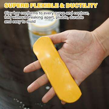 Premium Car Clay Bar 4 Pack for Easy Auto Detailing