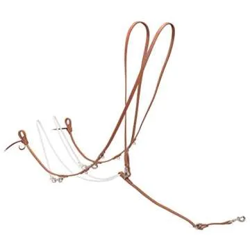 Weaver Leather Roper Style Harness Leather German Martingale - Durable & Adjustable