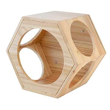 roomfitters Wall Mounted Cat Perch, Wooden Cat Furniture, Cat Bed, Cat Tree, Cat Climber Shelves