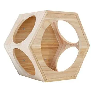 roomfitters Wall Mounted Cat Perch, Wooden Cat Furniture, Cat Bed, Cat Tree, Cat Climber Shelves