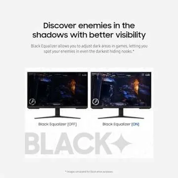 SAMSUNG 24-Inch Odyssey G3 (G30D) Series FHD Gaming Monitor, 1ms, 180Hz, AMD FreeSync, Adjustable Stand, Black Equalizer, Virtual Aim Point, Eye Saver Mode, Flicker-Free, LS24DG302ENXZA, 2024