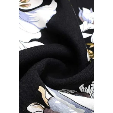 Brovave Floral Print Flowy Maxi Dress for Women