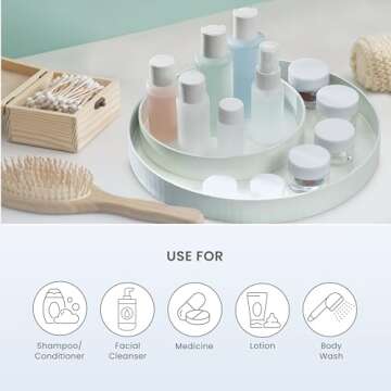 Conair Travel Sized Toiletries, TSA Approved Travel Bottles, Travel Sized Bottles by Travel Smart, 13 Piece Set