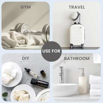 Conair Travel Sized Toiletries, TSA Approved Travel Bottles, Travel Sized Bottles by Travel Smart, 13 Piece Set