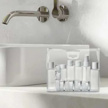 Conair Travel Sized Toiletries, TSA Approved Travel Bottles, Travel Sized Bottles by Travel Smart, 13 Piece Set