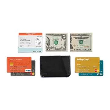 Bellroy Micro Sleeve - Slim Leather Card Holder in Black