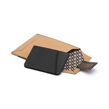 Bellroy Micro Sleeve - Slim Leather Card Holder in Black