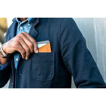 Bellroy Micro Sleeve - Slim Leather Card Holder in Black
