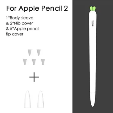LOVE MEI Apple Pencil Sleeve - Cute Silicone Carrot Design