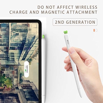 LOVE MEI Apple Pencil Sleeve - Cute Silicone Carrot Design